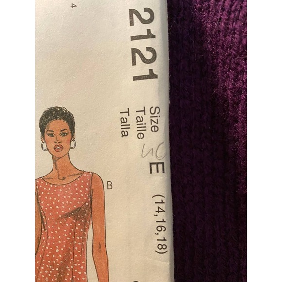 McCalls 2121 top skirt sewing pattern sz 14 16 18 - Picture 2 of 6